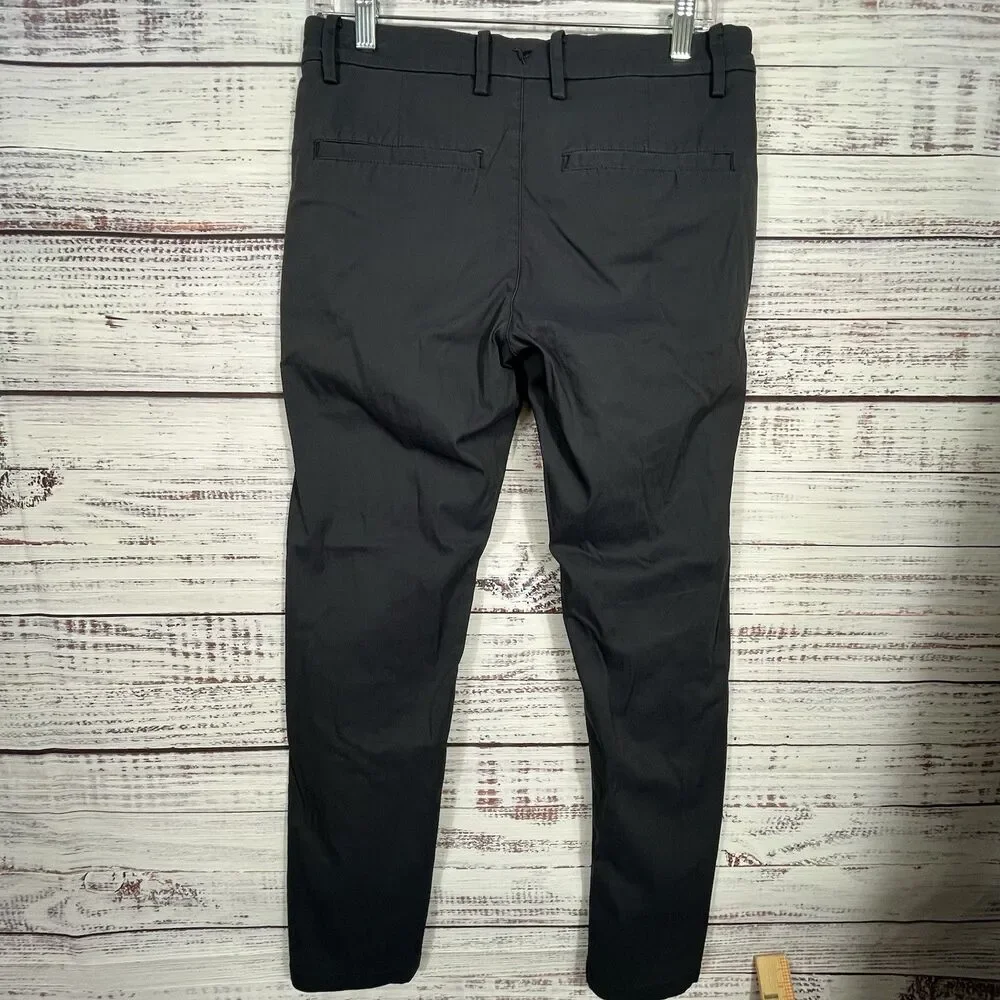 Birddogs Stretch Chino Pants Mens 30x28 Lined Golf Casual Flat Front Performance